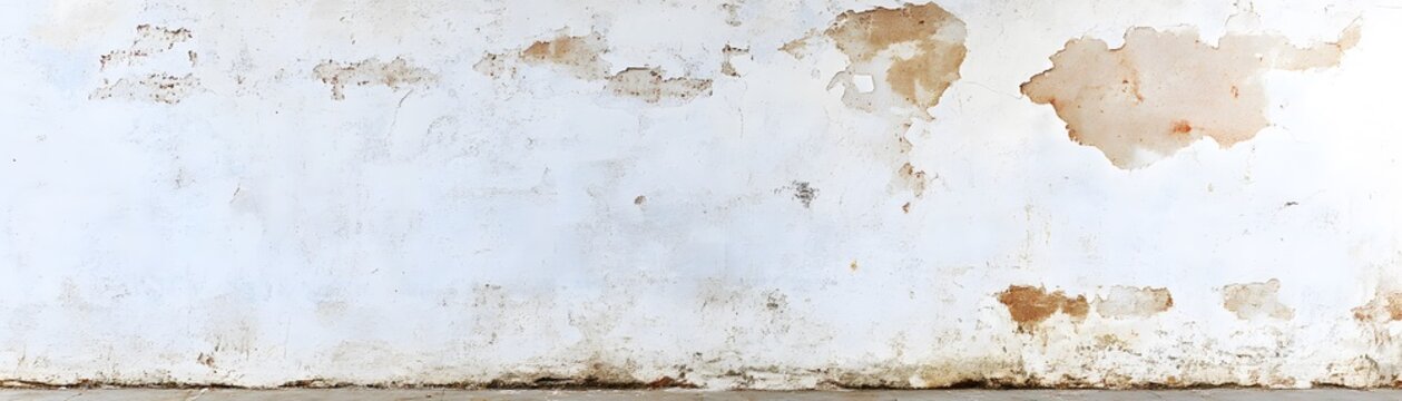 Aged, weathered surface with various discolorations.