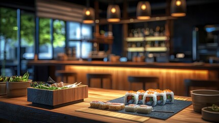 Elegant Sushi Bar: A Culinary Delight