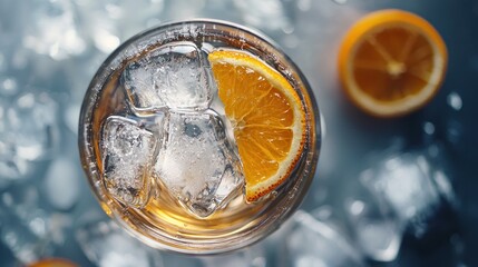 Refreshing Iced Orange Cocktail: A Summer Drink