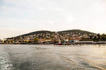 Fototapeta premium panorama of heybeliada island in istanbul