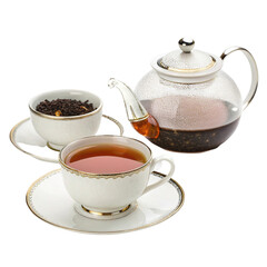 cup of tea and teapot