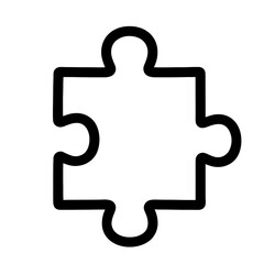 Obraz premium Puzzle Piece Icon