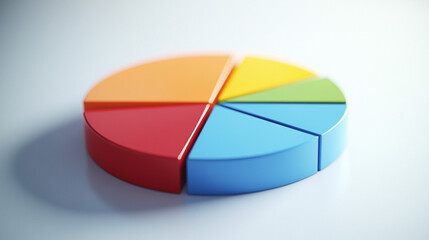 Obraz premium The pie chart revealed our energy use by category.