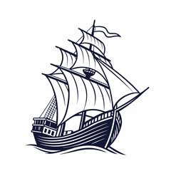 Ship vector art illustration. Ships, boats, cargo, logistics, transportation and shipping icons.  Ship silhouettes vector art illustration. ship logo icon vector.