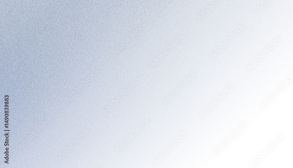 Poster light blue textured background with black diagonal corner.