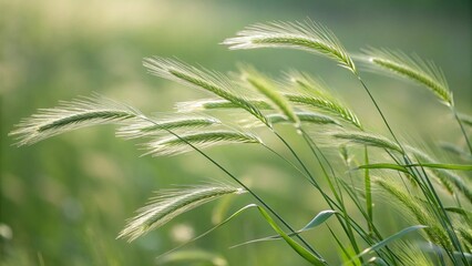 Fototapeta premium green wheat field