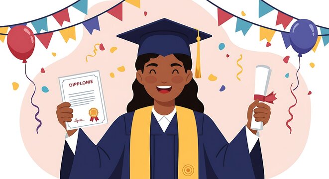 祝祭の卒業証書