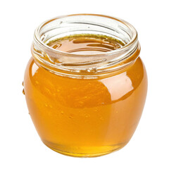 glass jar with honey