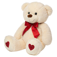 teddy bear with red heart