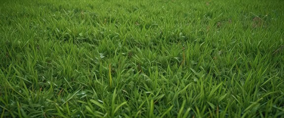 Obraz premium Vibrant green grass texture, perfect background , rural, lush