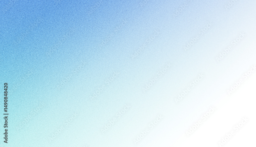 Poster abstract blue gradient background with black corner.