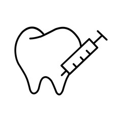 Dental Care Icon Line