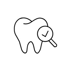 Dental Care Icon Line