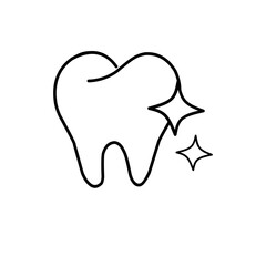 Dental Care Icon Line