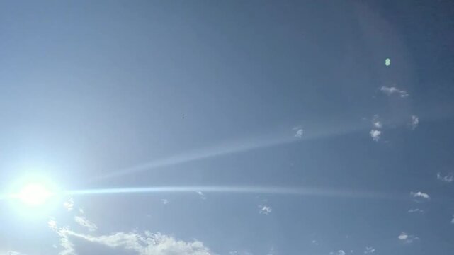 blue sky with clouds