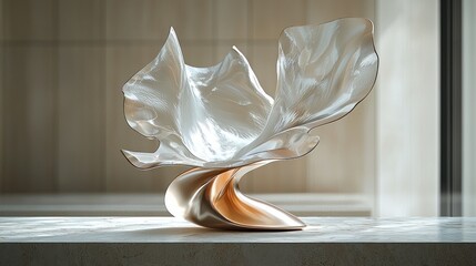 Abstract sculpture display piece