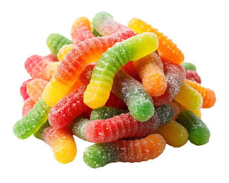 colorful jelly beans  isolated on white background. PNG Transparent file type with high definition quality And vibrant color grading Available.