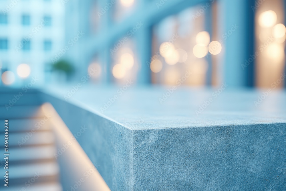 Poster minimalistic close-up of elegant entryway featuring sleek design elements