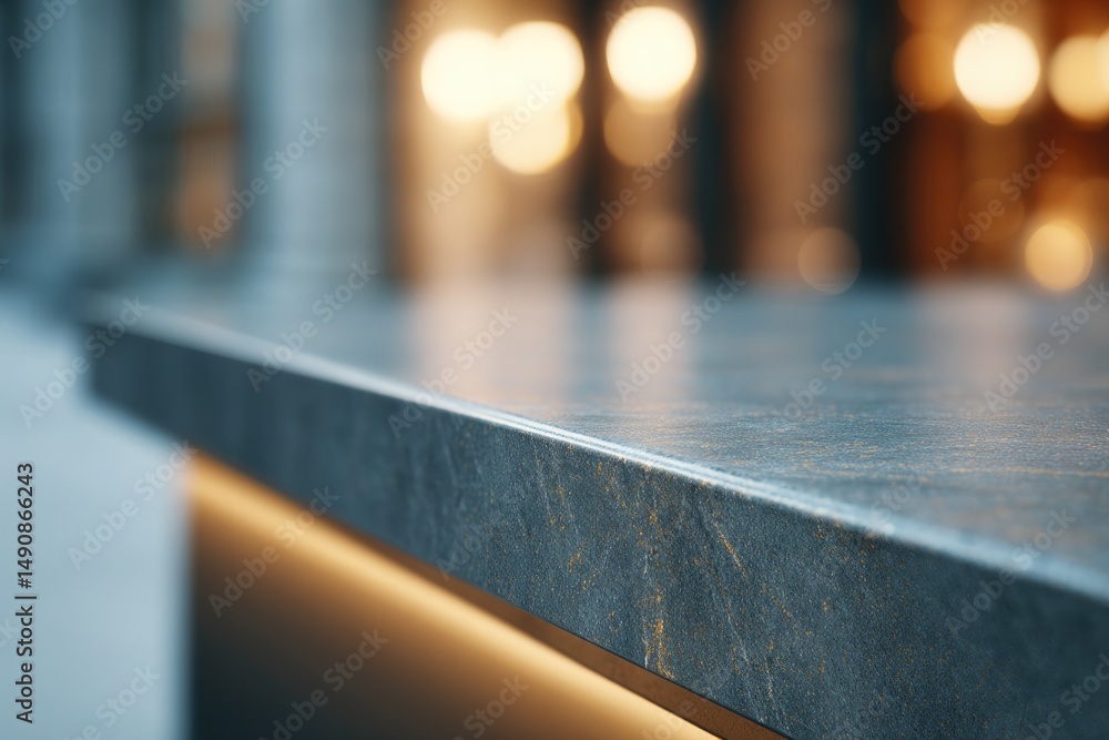 Poster minimalistic close-up of elegant entryway featuring sleek design elements