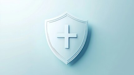 Fototapeta premium shield with sword