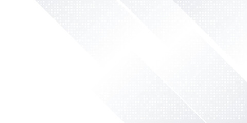 Grey and white tech arrows abstract modern background. Concept vector design