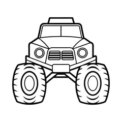 Isolated on white, a red farm tractor, essential agricultural machinery for field work and transport in the farming industry