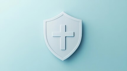 Fototapeta premium shield with sword
