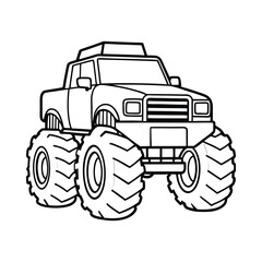 Isolated on white, a red farm tractor, essential agricultural machinery for field work and transport in the farming industry