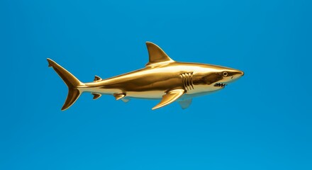 Fototapeta premium golden shark
