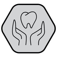 Dental Care  Logo Icon