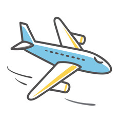 airplane icon, airplane vector illustration-simple illustration of airplane, perfect for airplane logos and icons