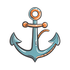 anchor icon, anchor vector illustration-simple illustration of anchor, perfect for anchor logos and icons
