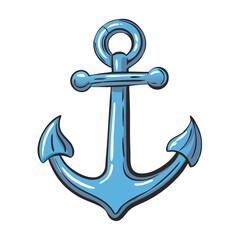 anchor icon, anchor vector illustration-simple illustration of anchor, perfect for anchor logos and icons