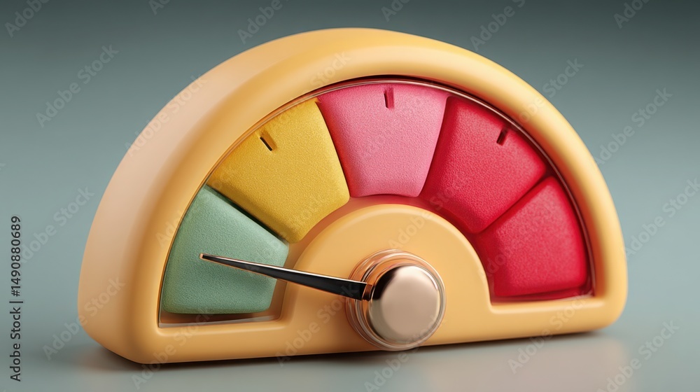 Poster unique clock crafted from colored paper showcasing timekeeping in a creative and artistic display of