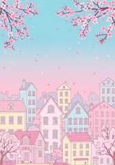 桜咲く街の夢