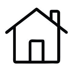 Home icon vector illustration simple house graphic design for real estate