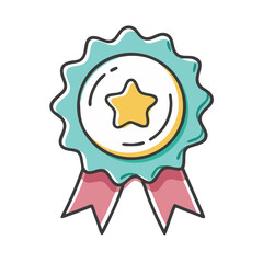 badges icon, badges vector illustration-simple illustration of badges, perfect for badges logos and icons