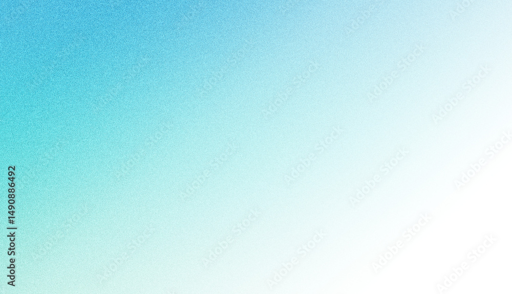 Poster Abstract teal gradient background with black diagonal edge.