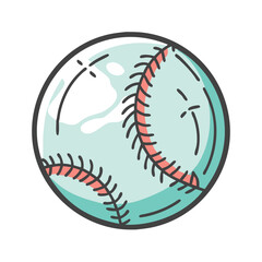 baseball icon, baseball vector illustration-simple illustration of baseball, perfect for baseball logos and icons