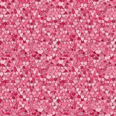 Crédence en verre imprimé Seamless A Pink Background With Lots Of Hearts On It Patterns