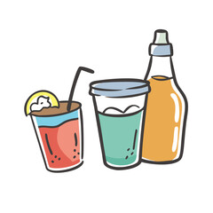 beverages icon, beverages vector illustration-simple illustration of beverages, perfect for beverages logos and icons