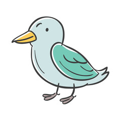 bird icon, bird vector illustration-simple illustration of bird, perfect for bird logos and icons
