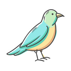 bird icon, bird vector illustration-simple illustration of bird, perfect for bird logos and icons
