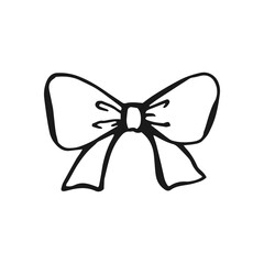 Christmas decorations. Hand drawn vector illustration.