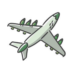 bomber plane icon, bomber plane vector illustration-simple illustration of bomber plane, perfect for bomber plane logos and icons