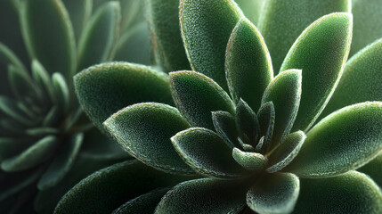 Fototapeta premium fine texture of succulent leaf