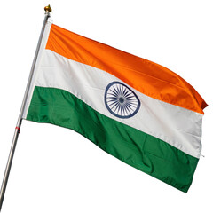 waving flag of india