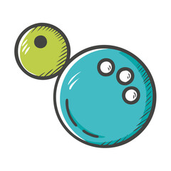 bowling icon, bowling vector illustration-simple illustration of bowling, perfect for bowling logos and icons