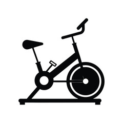 stationary bike vector