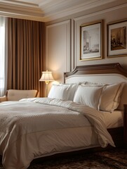 Luxurious hotel room interior design